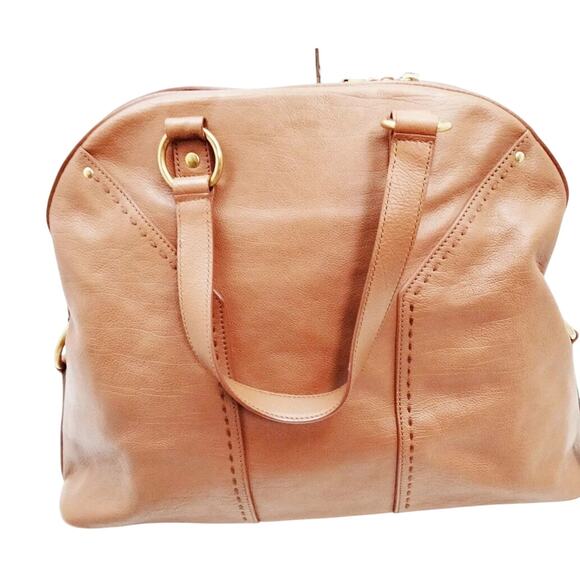 YSL Saint Laurent Brown Large Leather Muse EUC - Picture 2 of 9